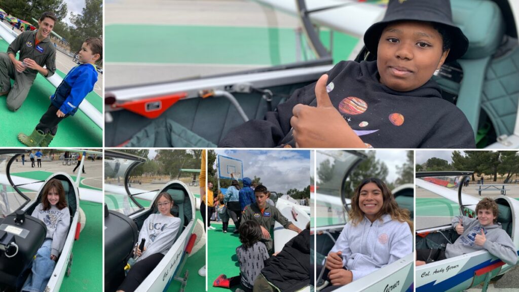 iLEAD Agua Dulce Glider on Campus Day May 5, 2023