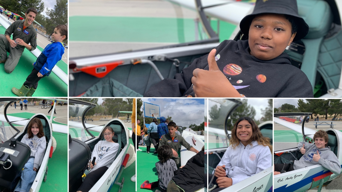 iLEAD Agua Dulce Glider on Campus Day May 5, 2023