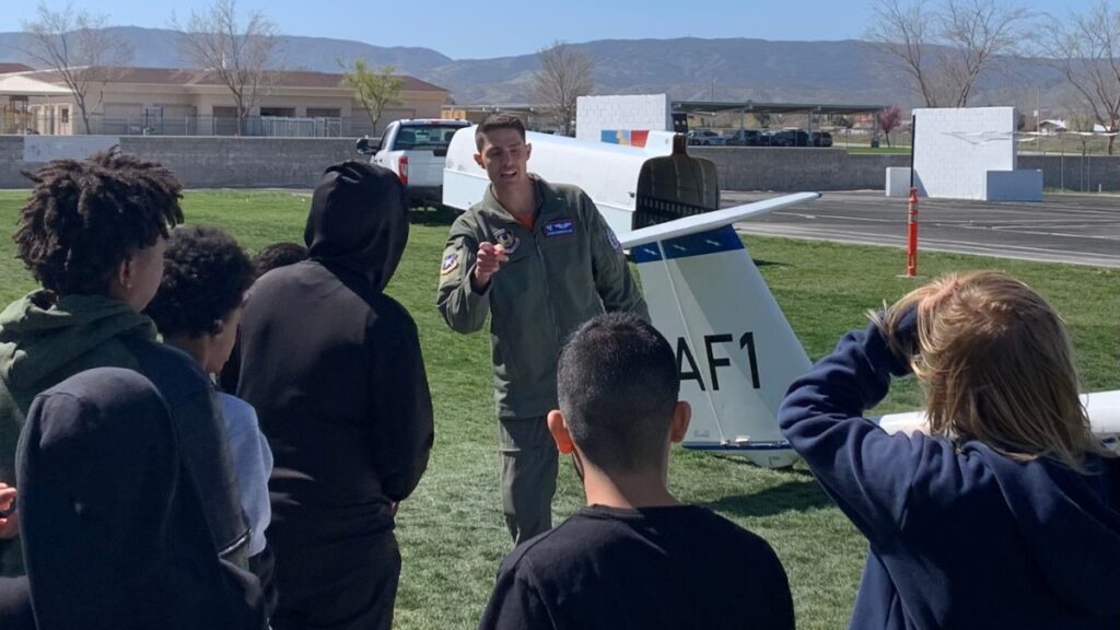 iLEAD Antelope Valley Glider on Campus Day